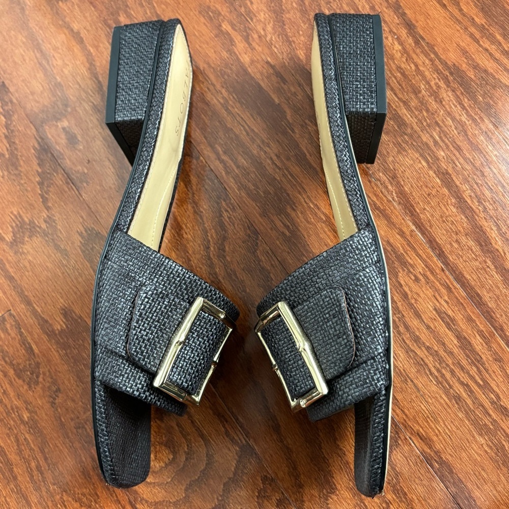 Talbots Viv Buckle Slide Sandals in Indigo Blue, size 8.5 - Picture 4 of 8